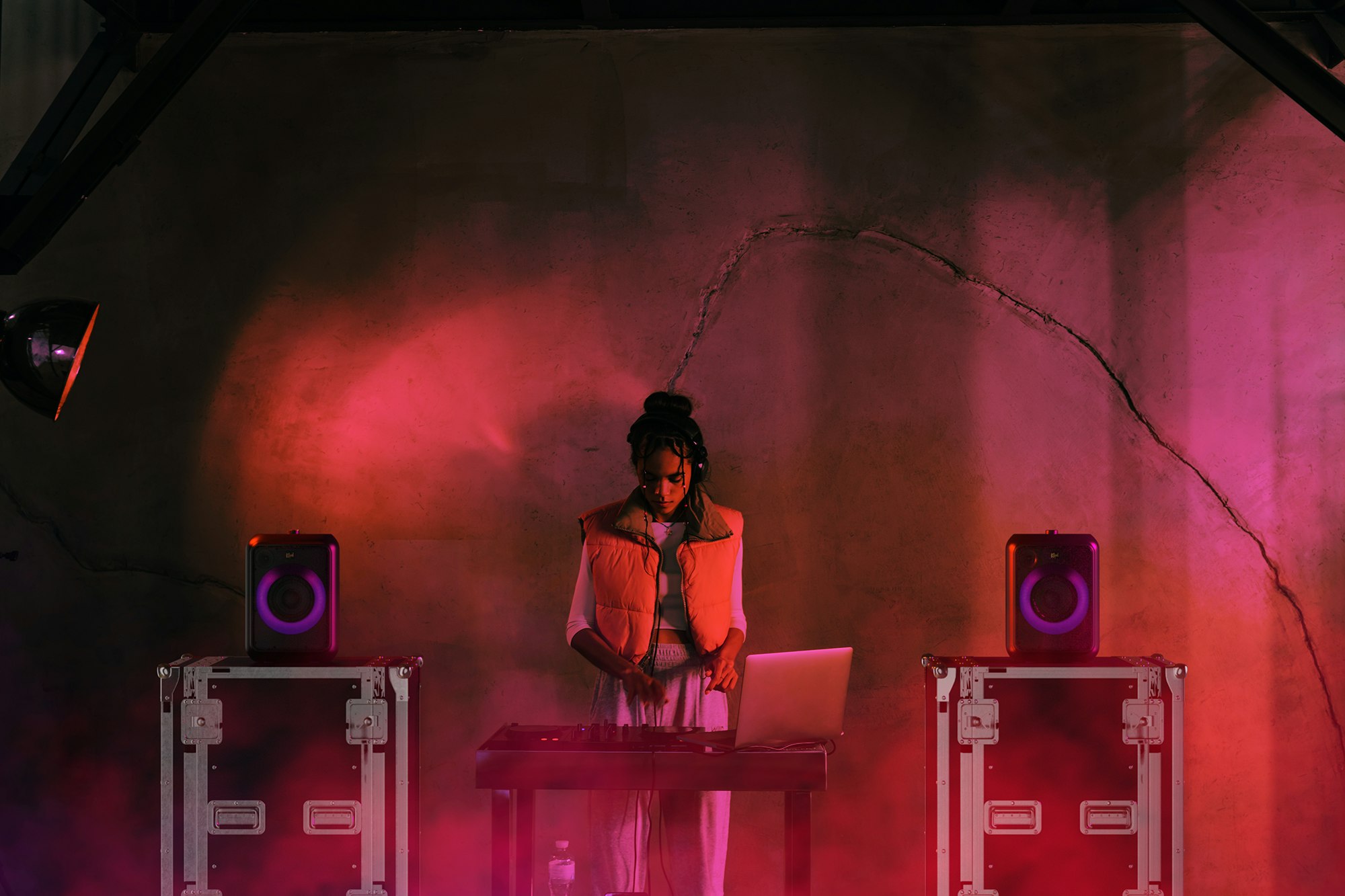 GIG XL Pair in DJ Booth in Moody Club Scene 2000x1333